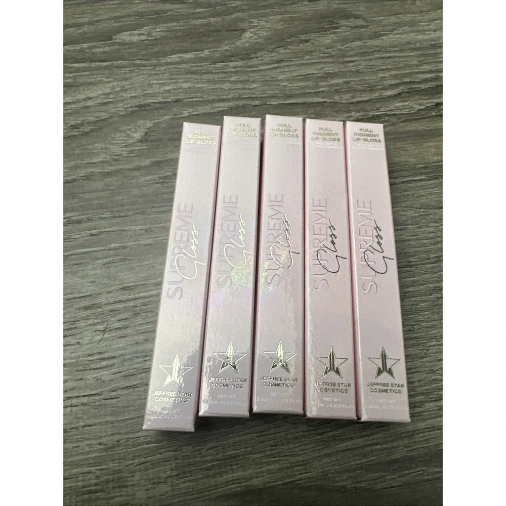 Jeffree Star Supreme Gloss Full Pigment Lip Bundle Of 5